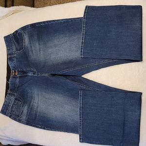 Lane Bryant T3 Distressed Bootcut Jeans